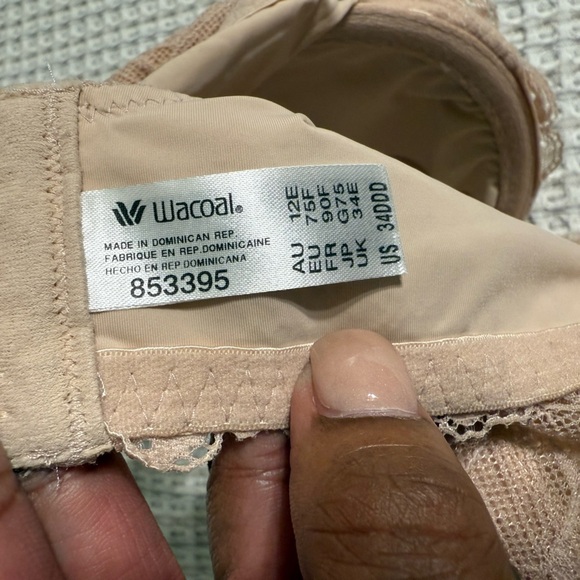 Wacoal Cream T-Shirt Bra with Molded Cups - Picture 2 of 3